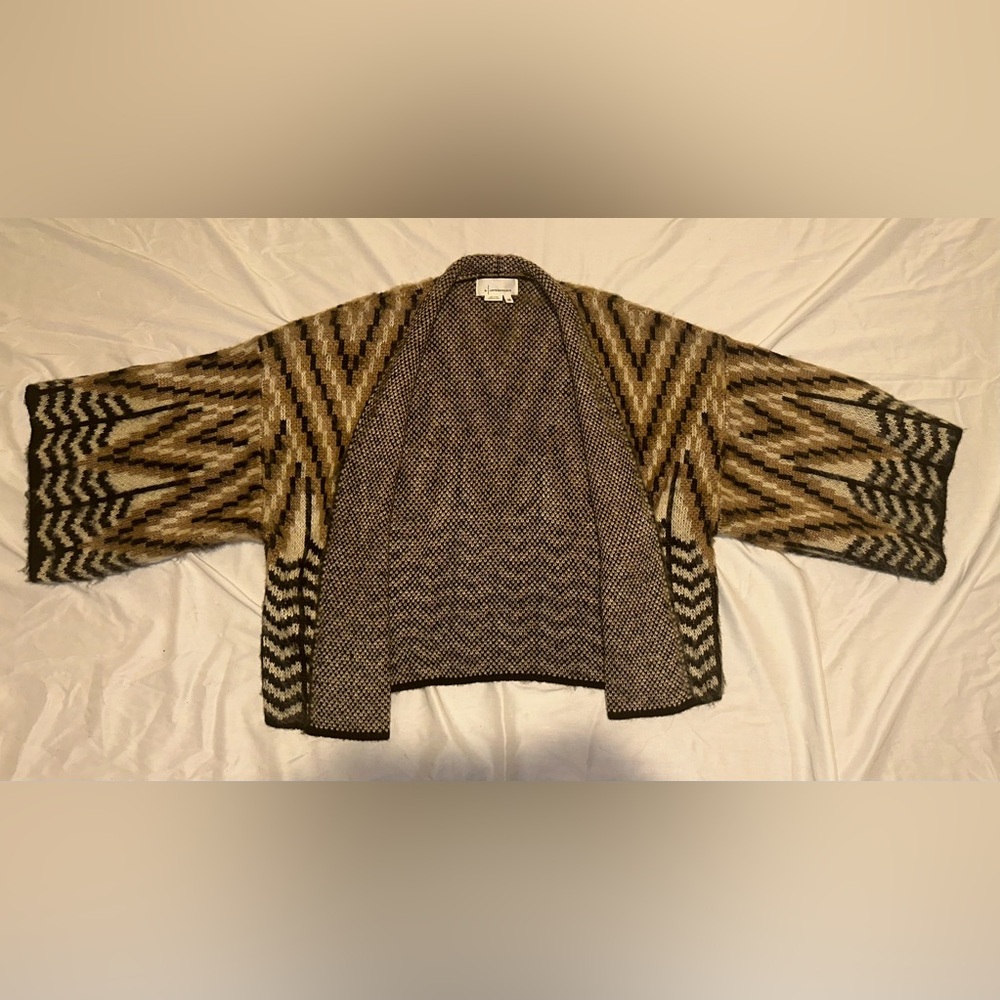 Patterned cardigan (no buttons)